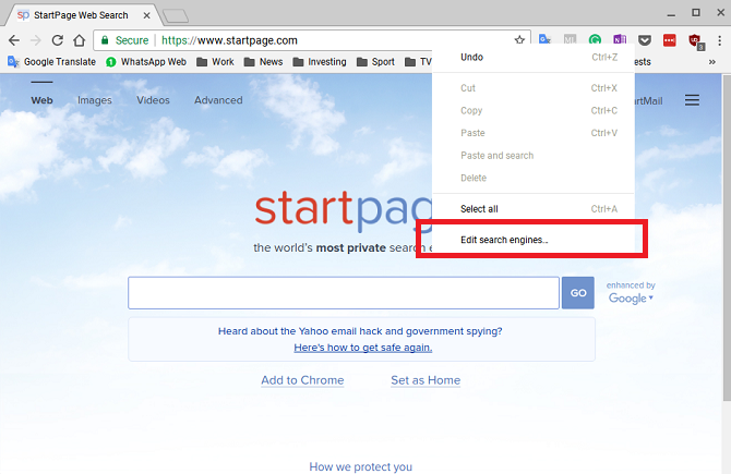 tražilica za uređivanje chromebooka