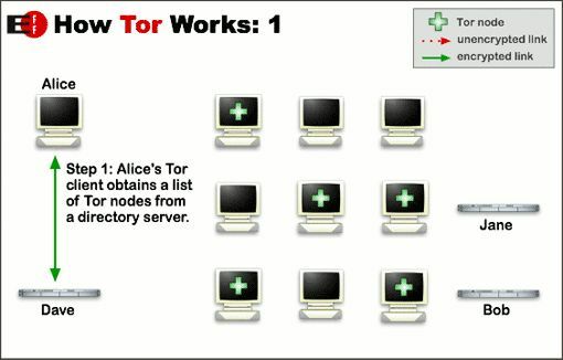 Doista privatno pregledavanje: Neslužbeni korisnički vodič za Tor Tor kako funkcionira tor 1