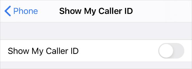 Prikaži opciju Moj ID pozivatelja iz Postavke iPhonea