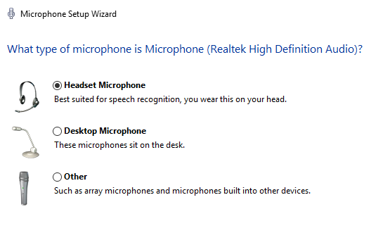 Windows 10 prepoznavanje govora postavila mikrofon
