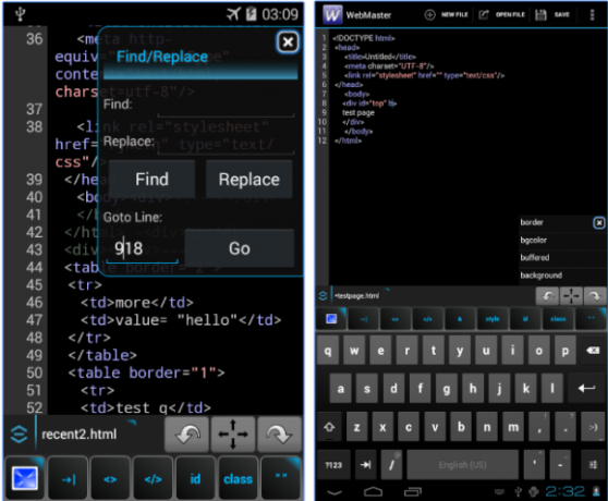 Da, možete kodirati u pokretu: 7 najboljih HTML uređivača za Android WebMaster HTML Editor Lite 607x500