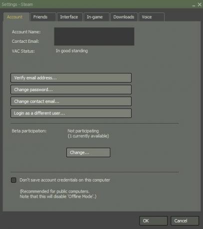 Steam Games Management i internetska trgovina dobivaju redizajn parnih postavki