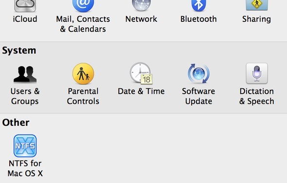 Paragon NTFS Za Mac OS X Pregledajte postavke sustava xn