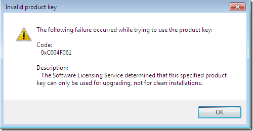Problemi s nadogradnjom sustava Windows 7