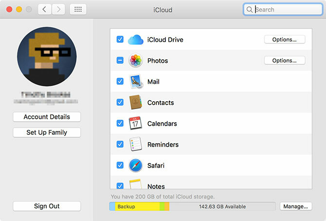 Postavke iCloud