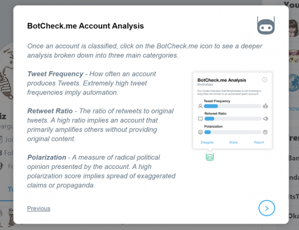 Čimbenici analize botcheck računa