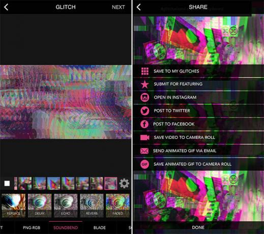 glitch art aplikacije iphone - čarobnjak za glitch