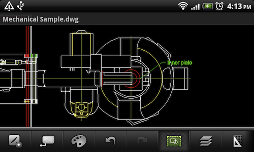 aplikacija autocad za android