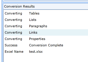 Pretvorite Word u Excel: Pretvorite svoj Wordov dokument u Excel datoteku converword3