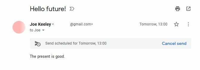 Otkazivanje zakazane e-pošte u Gmailu