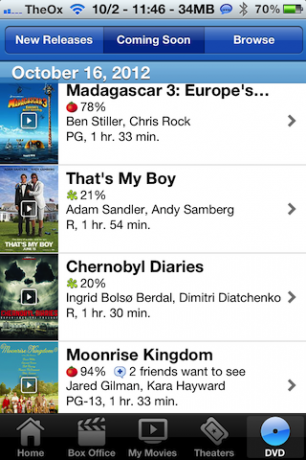 aplikacija za iPhone flixter
