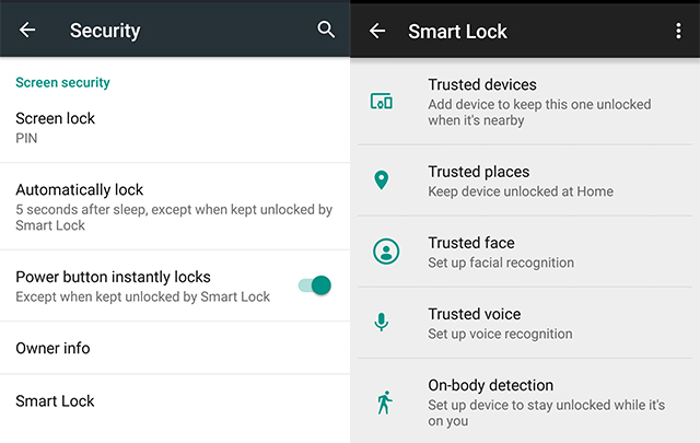 SmartLock-settings