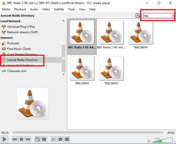 VLC Internet Radio