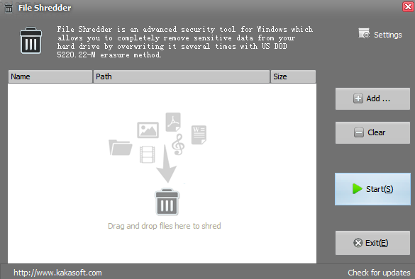 datoteka Shredder