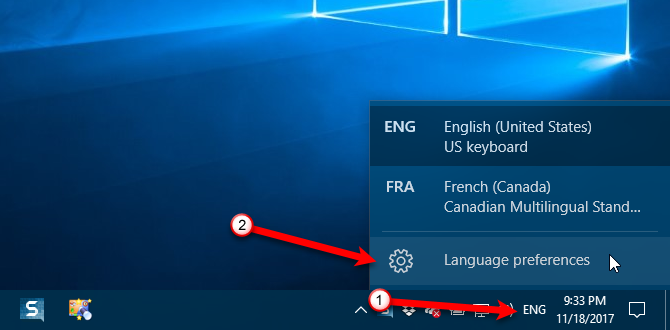 Kako promijeniti jezik sustava u sustavu Windows 10