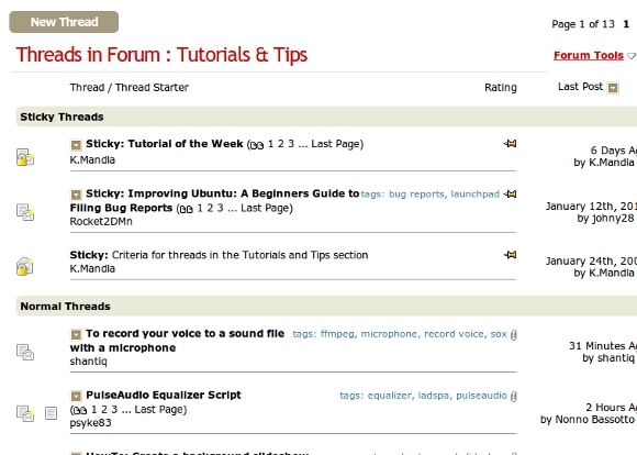 6 praktičnih web lokacija za učenje novih Ubuntu foruma za podešavanja i trikove