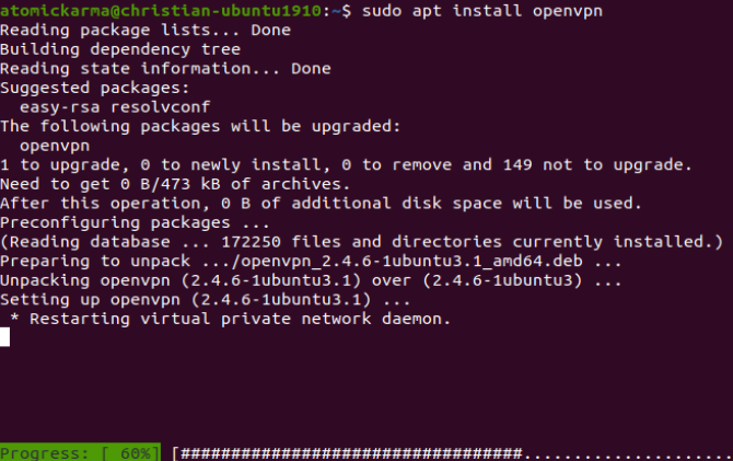 Kako instalirati VPN klijenta na Ubuntu Linux vpnp linux vpn openvpn install