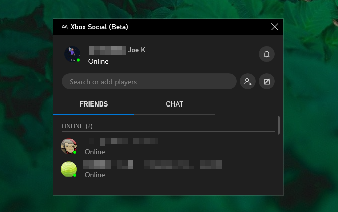 Igračka traka Xbox social