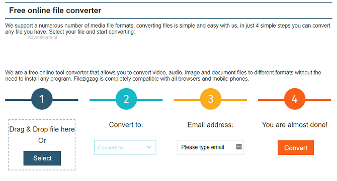 filezigzag audio pretvarač