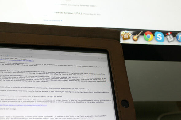 koristite ipad kao drugi monitor