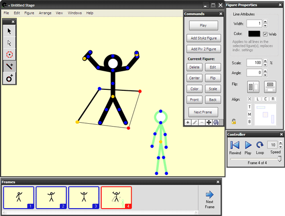 animacija stick figure