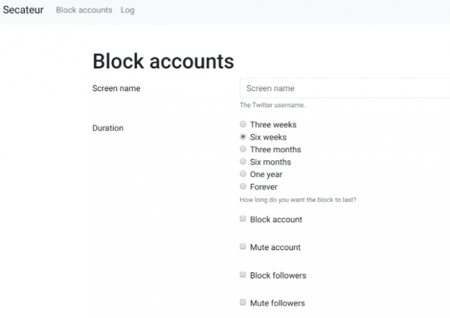 Secateur vam omogućuje da blokirate ili isključite Twitter račune i njihove sljedbenike kako biste osigurali da nikad ne vidite njihove tweetove