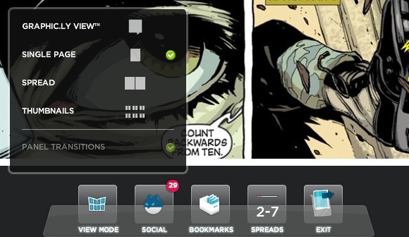 Graphic.ly - Prekrasan čitatelj stripova s ​​više platformi 06a Grafički prikaz