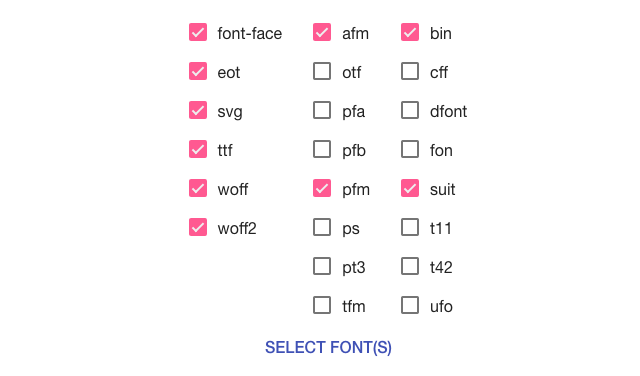 Online-font-pretvarač