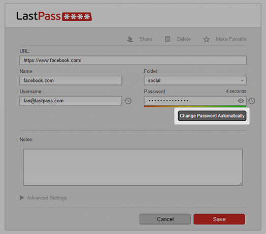 LastPass-promjena-lozinkom automatski