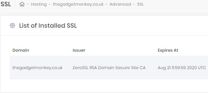 Instalirajte SSL certifikat na svoj poslužitelj