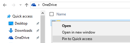 Windows 10 File Explorer Pin za brzi pristup