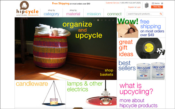 upcycling web stranice