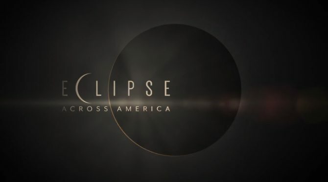 Eklipse preko cijele Amerike naslovne kartice