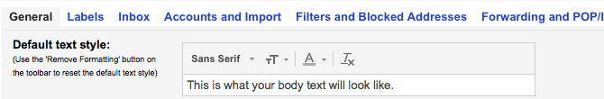 gmail-text-stil