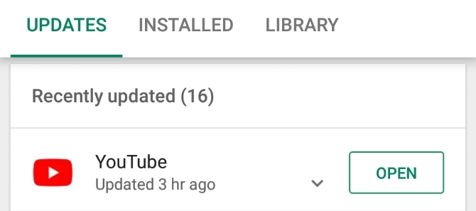 Ažuriranje YouTubea na Androidu