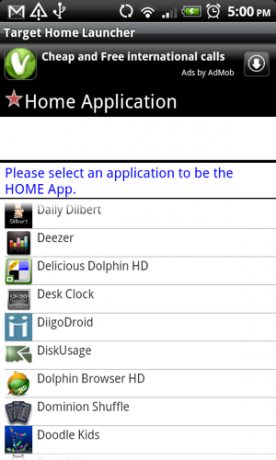 Android pokretač kuće