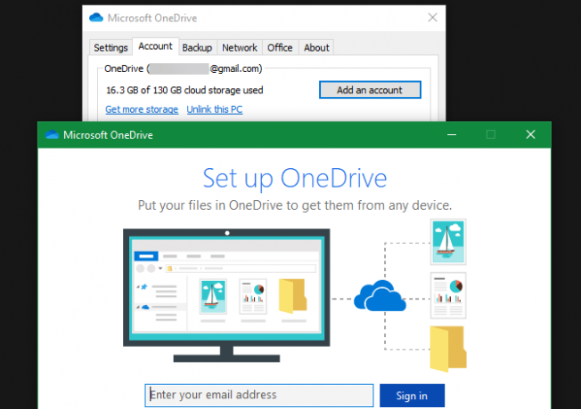 OneDrive Dodavanje Windows novog računa