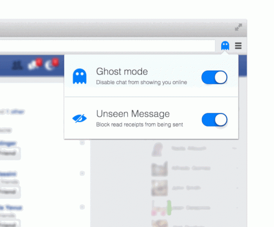 duh za chat chrome facebook