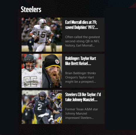 NFL-mobilne win8app