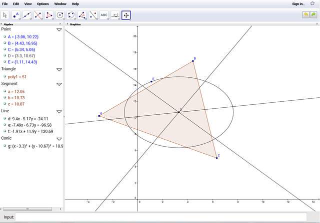 Linux-win-math-GeoGebra