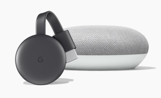 chromecast i google home