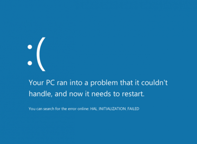Windows 10 Crash Blue Screen of Death