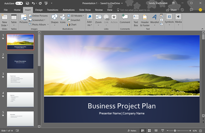 usporedba powerpoint online vs. powerpoint 2016