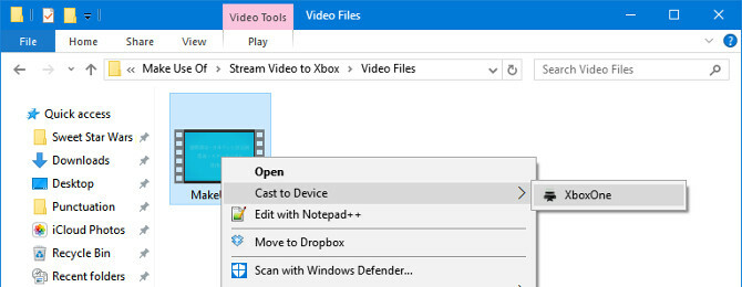 Kako Stream Video u Xbox One s Windows 10 cast na uređaj