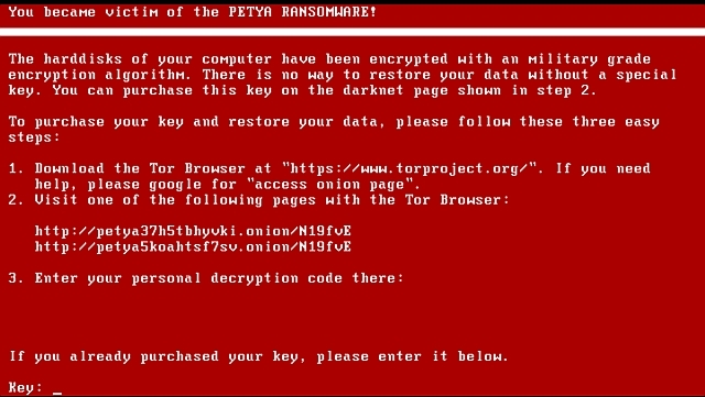 Petya Ransomware Postao si žrtva