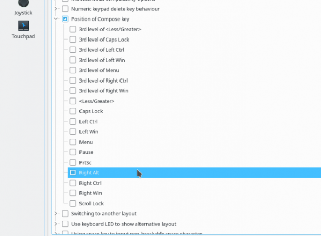 kde tipkovnica config compose