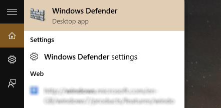 MUO-windows-w10defender-traženje