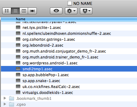 android pogreška instalacije