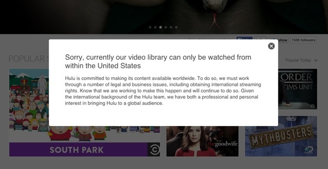 Ultimativni vodič za gledanje internetske televizije s privatnim pristupom internetu hulu 1