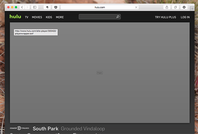 clicktoplugin-Hulu-flash samo